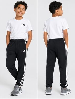 Adidas Black Sweatpants Relaxed Fit Joggers
